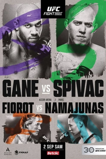 UFC Fight Night 226: Gane vs. Spivak (Prelims+Main)