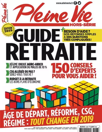 Pleine Vie Pratique Hors Série N°46 – Retraite 2019