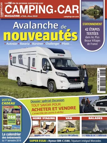 Camping-Car Magazine N°316 – Mars 2019