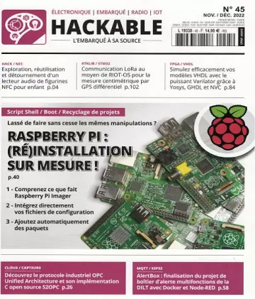 Hackable Magazine N°45 – Novembre-Décembre 2022
