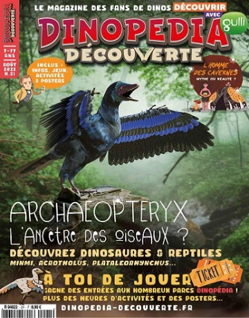 Dinopédia Découverte N°21 – Août 2023