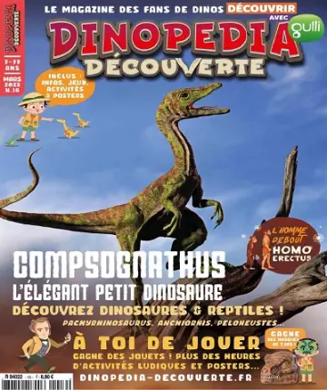 Dinopédia Découverte N°16 – Mars 2023