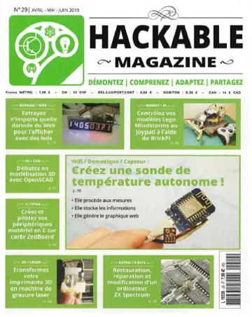Hackable Magazine N°29 – Avril-Juin 2019