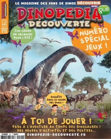 Dinopédia Découverte N°20 – Juillet 2023