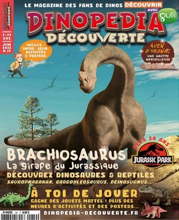 Dinopédia Découverte N°19 – Juin 2023