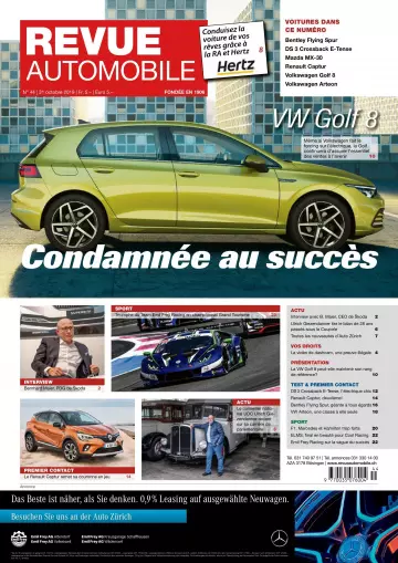 Revue Automobile - 31 Octobre 2019