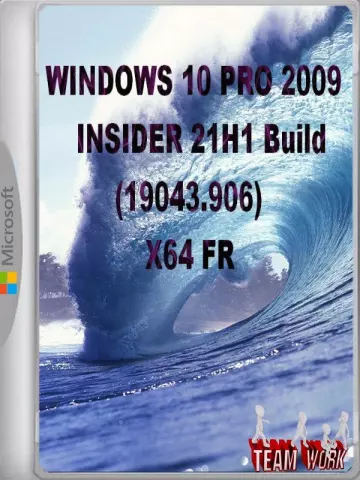 WINDOWS 10 PRO 2009 INSIDER 21H1 Build (19043.906) X64