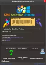Windows KMS Activator Ultimate 2018 4.0